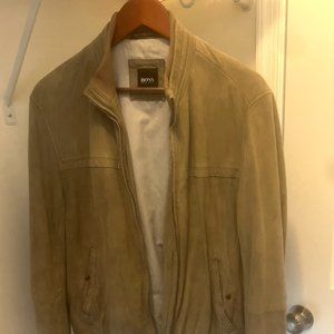 Hugo Boss Suede Bomber Jacket